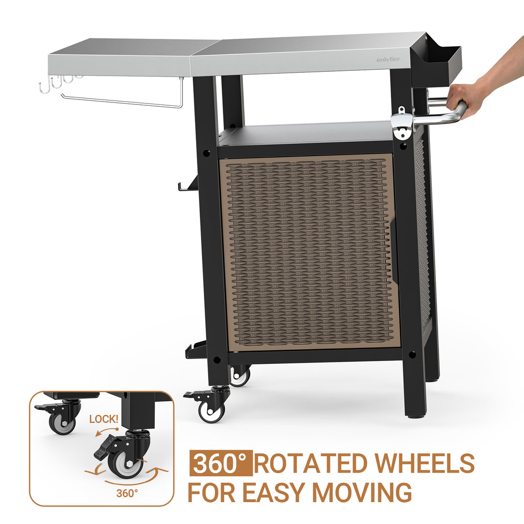 gril table cart