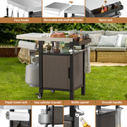 gril table cart