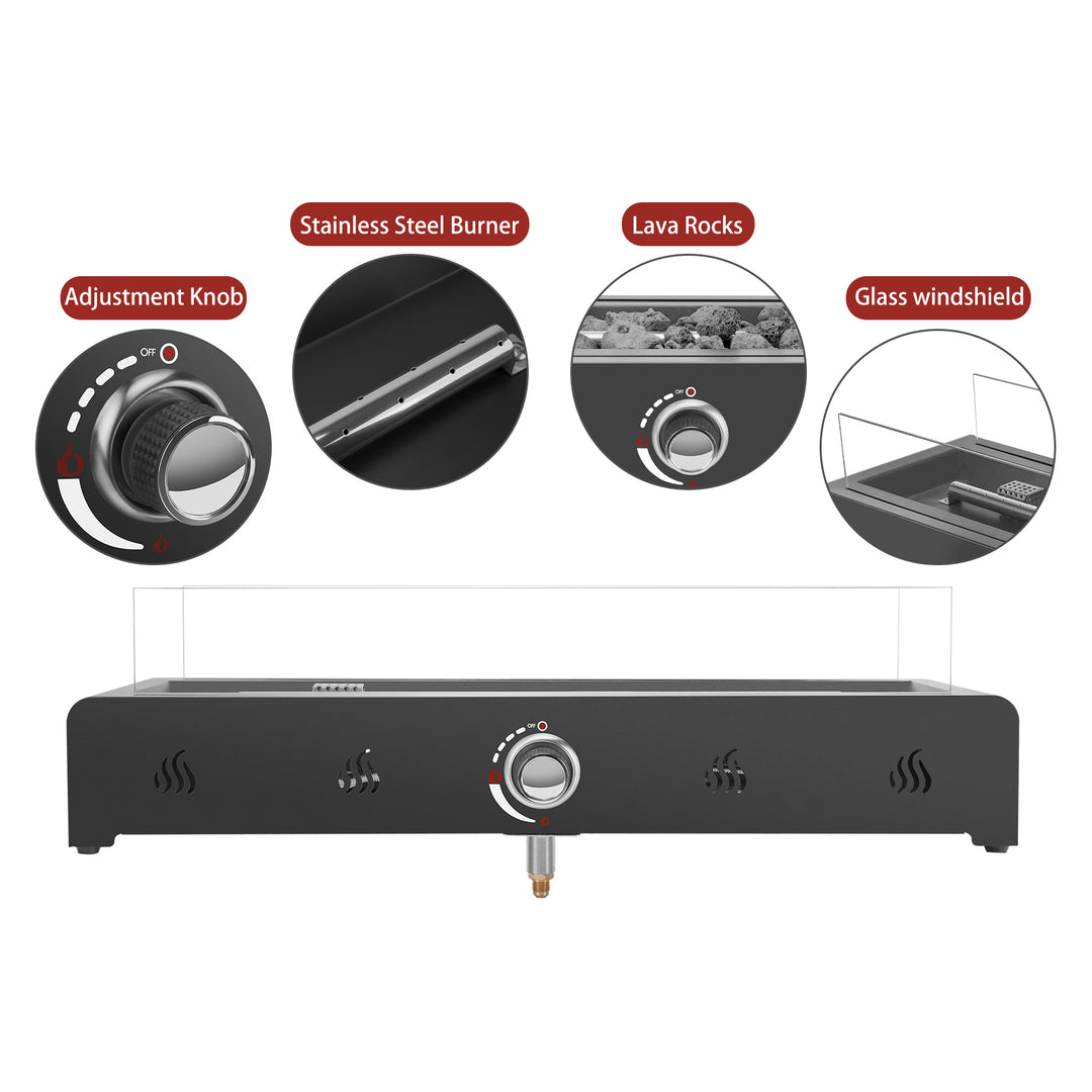 Tabletop Fire Pit Table 