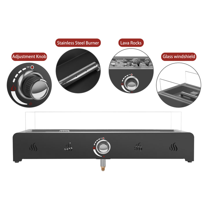 Tabletop Fire Pit Table 