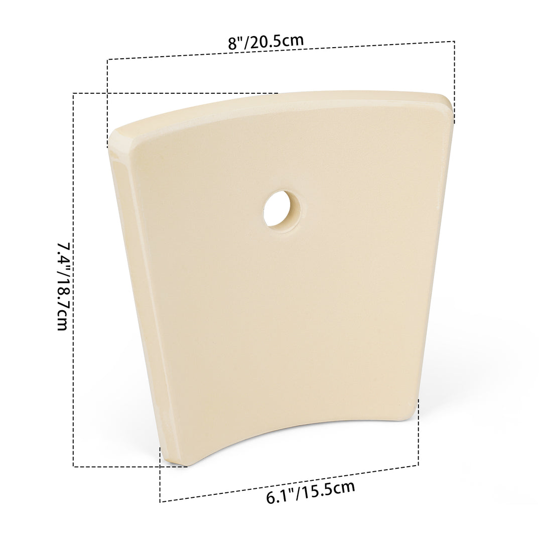 Onlyfire Charcoal Firebox for Char-Griller Akorn Kamado Grill with Ceramic Heat Stone