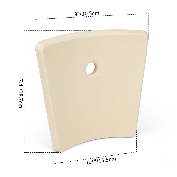 Onlyfire Charcoal Firebox for Char-Griller Akorn Kamado Grill with Ceramic Heat Stone