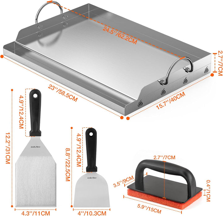Onlyfire Griddle and Cooking Tool Kit