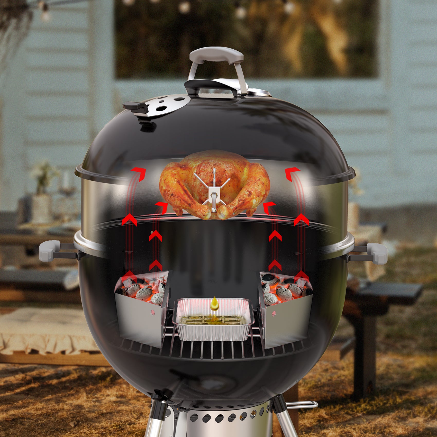 Onlyfire Rotisserie Kit for Weber 22.5