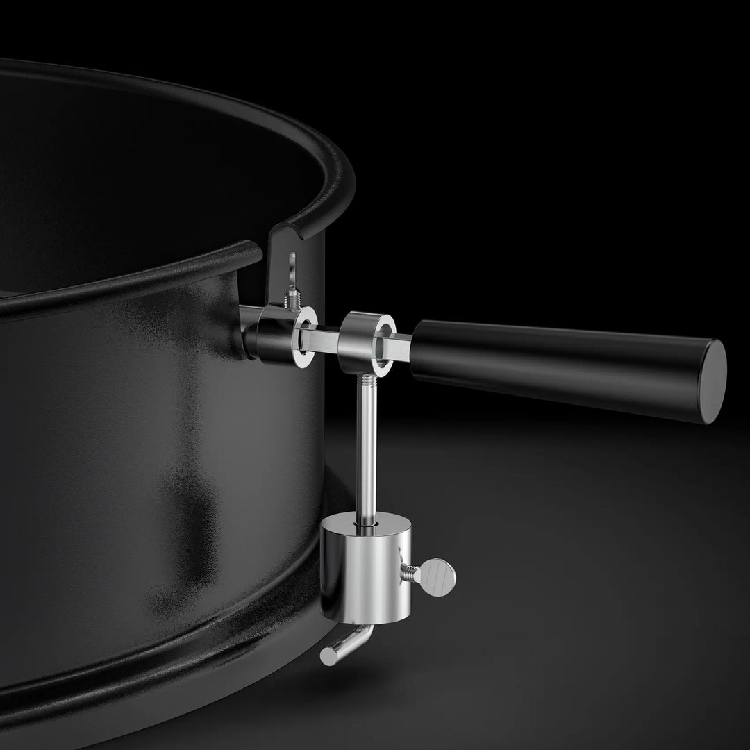Roestvrijstalen Rookkamer Set Voor Weber Kettle 57 Cm – Inclusief Ring En Spekhaakrek, Verandert Uw Grill In Een Smokey Mountain Cooker