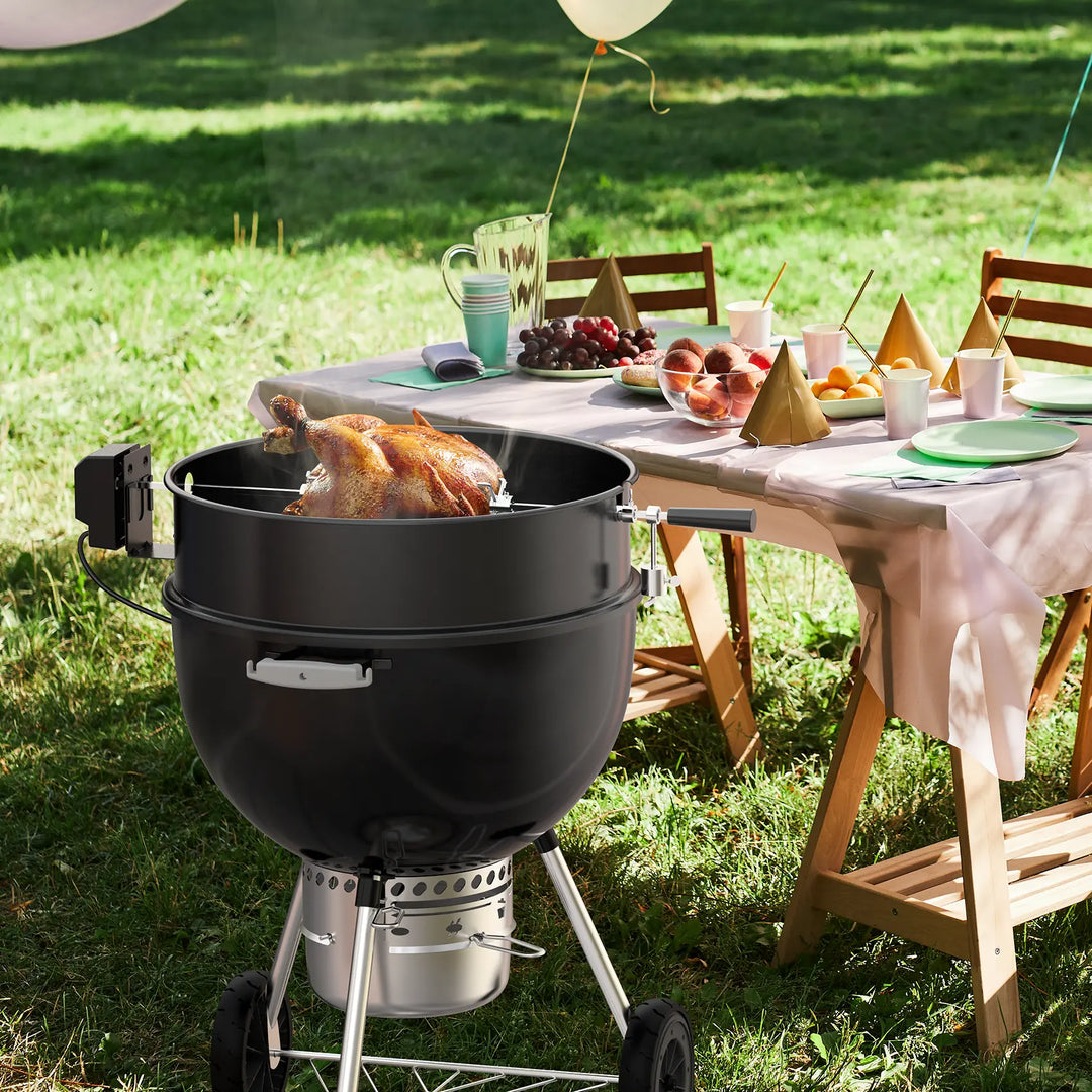 Onlyfire Rotisserie Ring Kit for Weber 22.5" Kettle Grill with Motor 