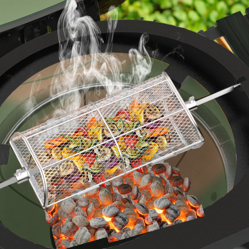 Onlyfire Rotisserie & Pizza Kit – Large Big Green Egg Grill Onlyfire Rotisserie & Pizza Kit – Large Big Green Egg Grill