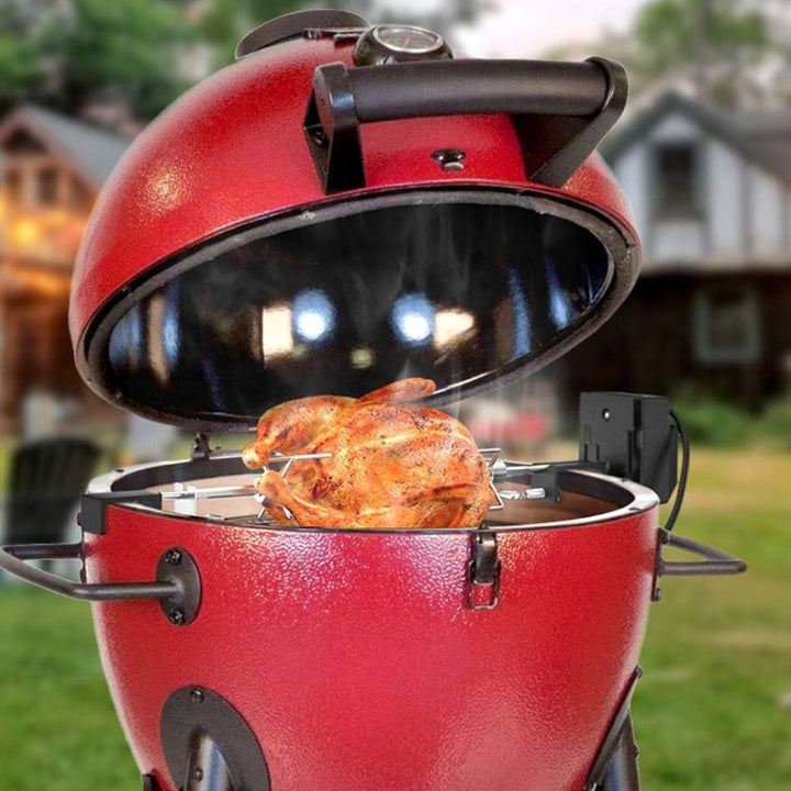 onlyfire Rotisserie Kit Fits Large XLarge BGE, Kamado Joe Classic