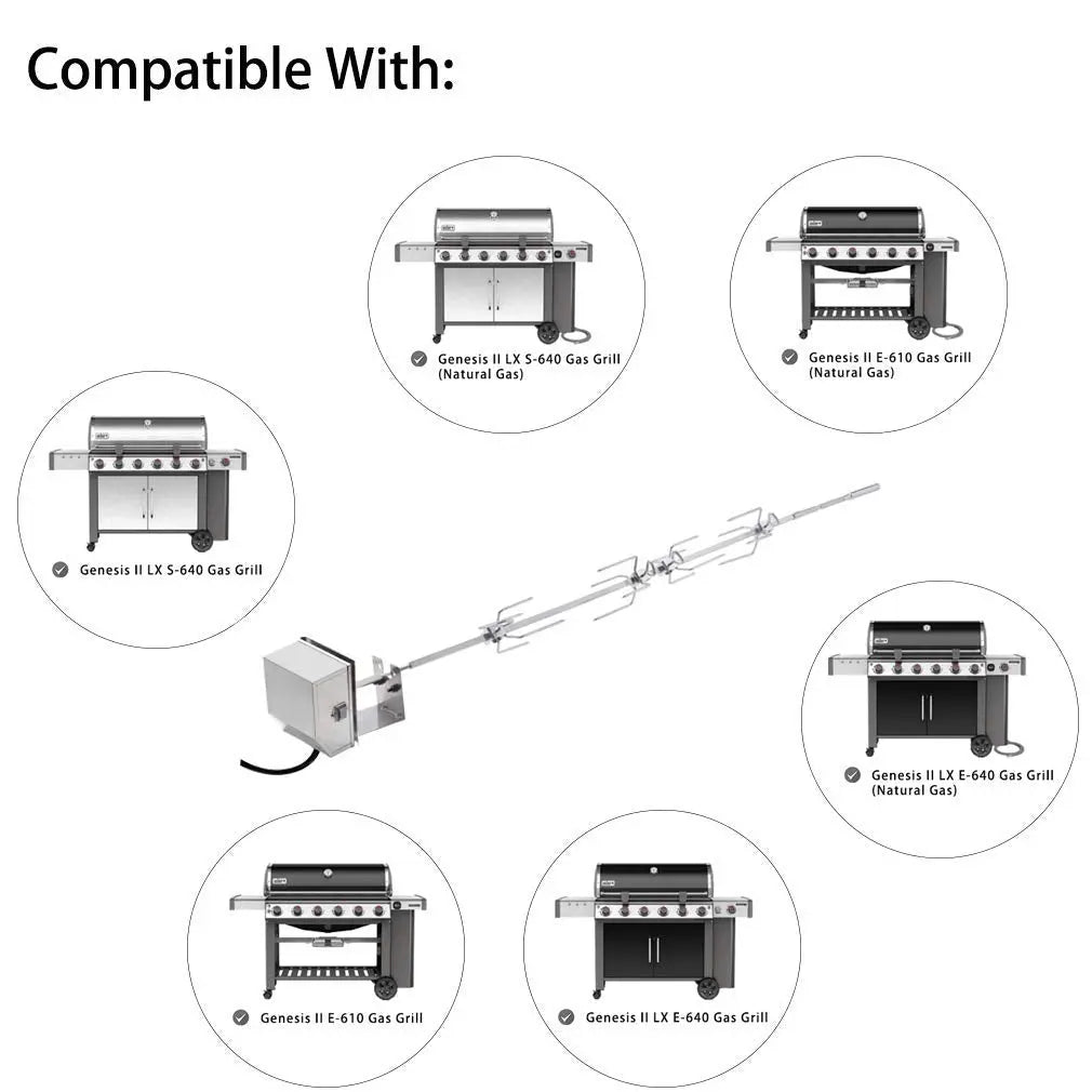 Grill Rotisserie Kit