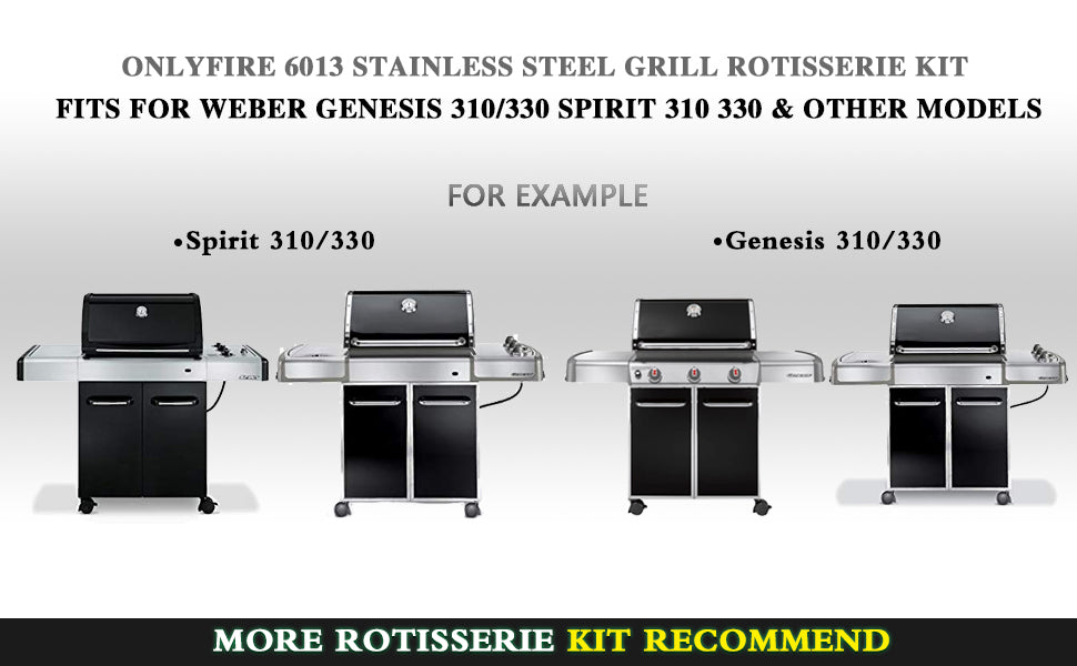 BBQ Grill Rotisserie Kit