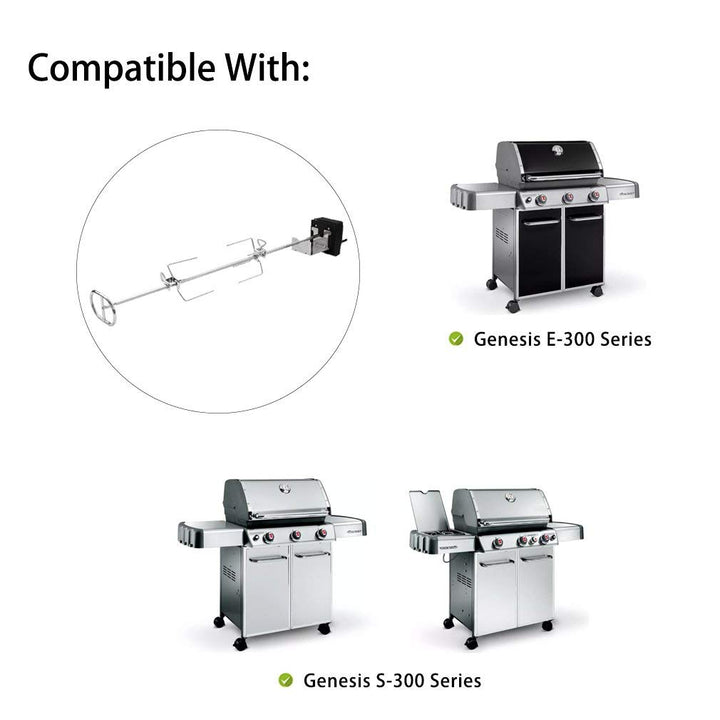 Gas Grill Rotisserie Kit 