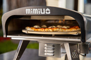Mimiuo Tisserie Gas Pizza Oven with Automatic Rotation System, 13" Pizza Stone