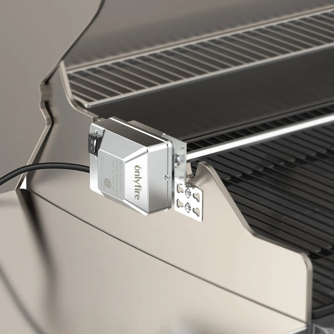  BBQ Grill Rotisserie Kit