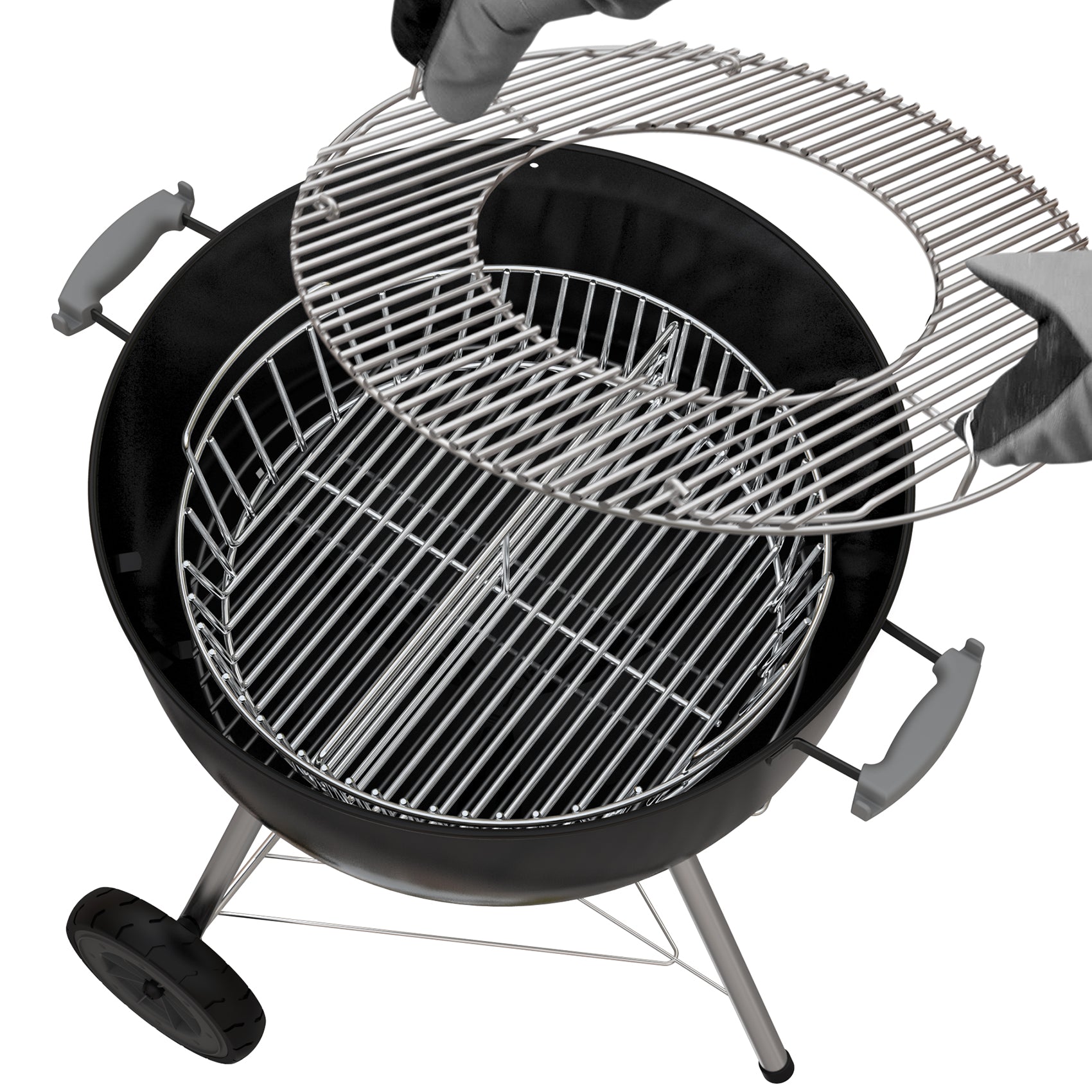Onlyfire Charcoal Ash Basket Holder for Weber 22" Kettle Grills