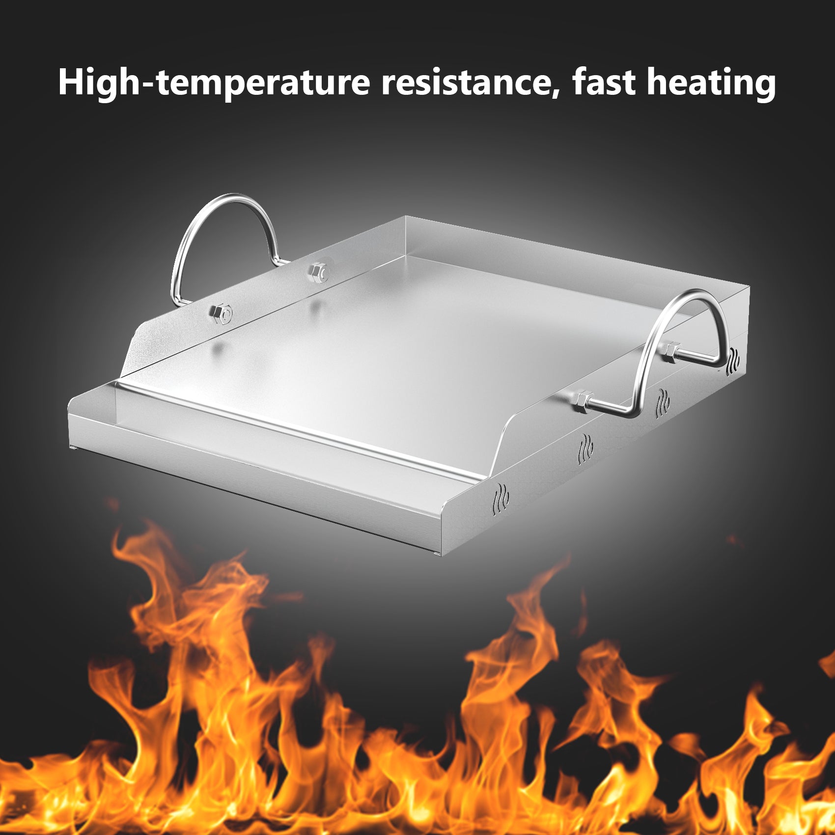 Onlyfire Universal 8230 BBQ Cooking Griddle with 2 Handles, 12.5