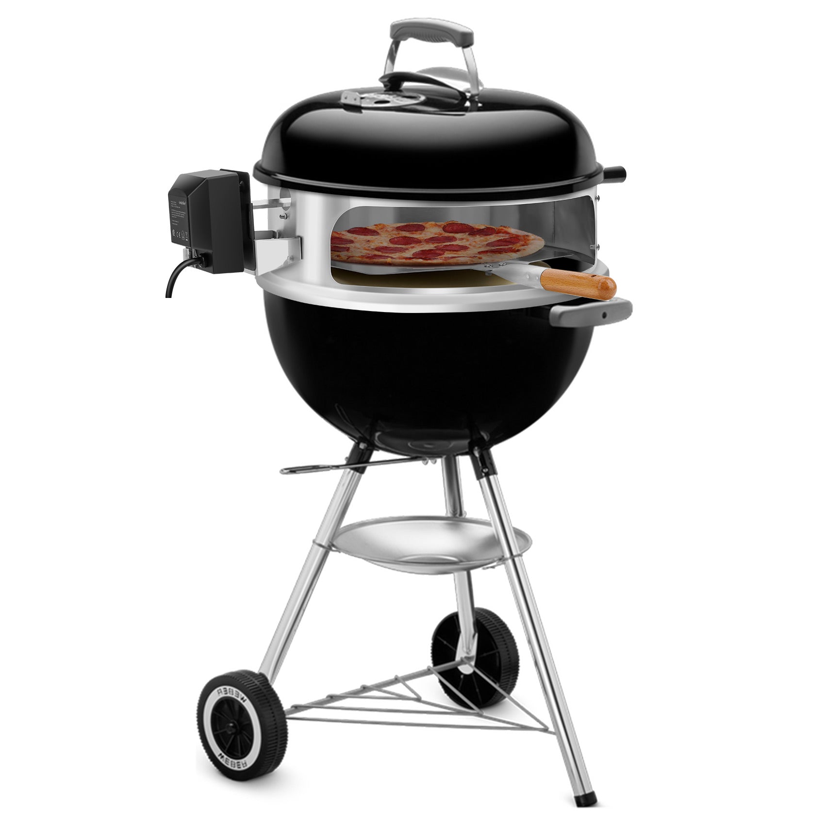 onlyfire Rotisserie and Pizza Combo Kit for Weber 18