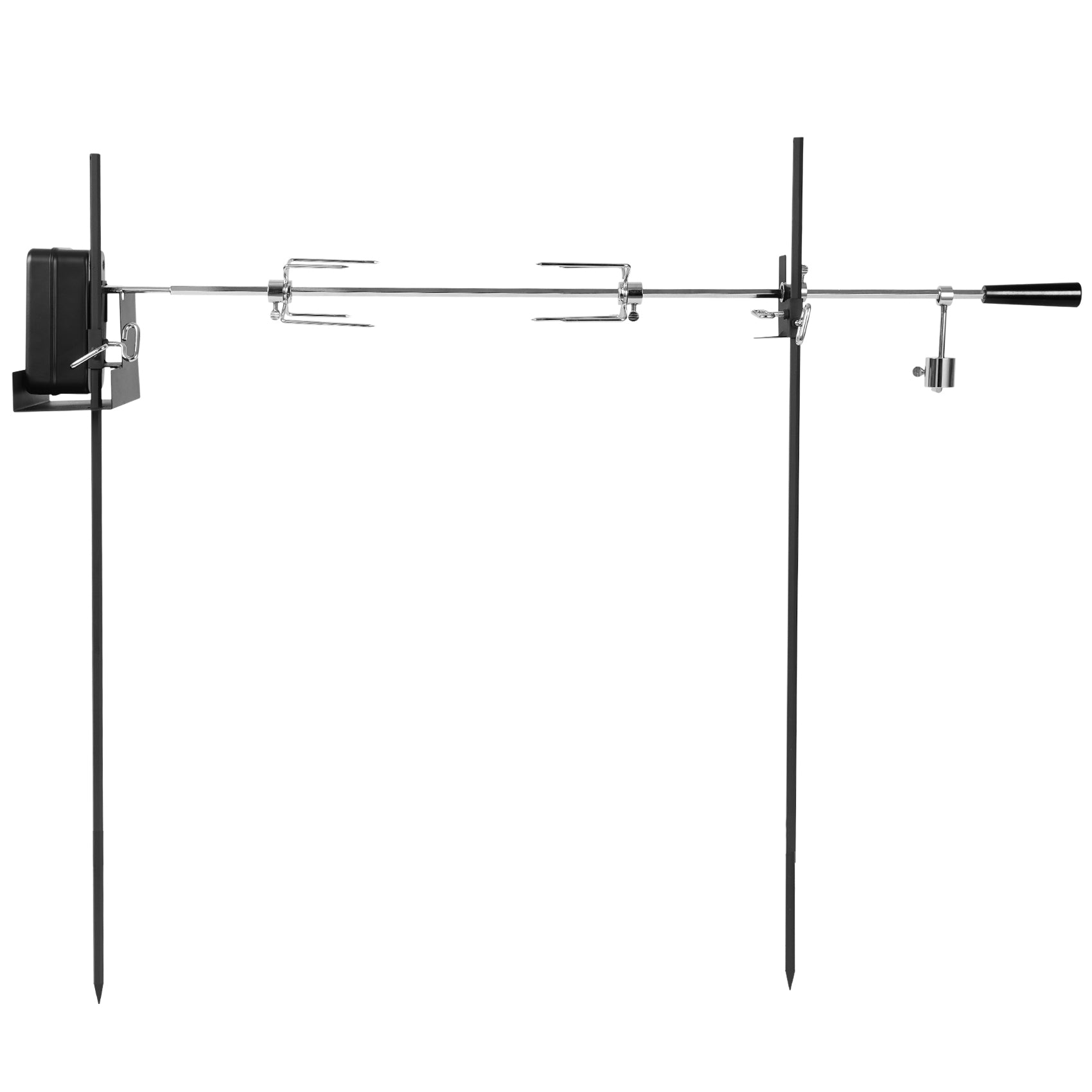 Onlyfire 6501 Rotating Cordless Open Fire Spit Rotisserie Grill , 38 I ...