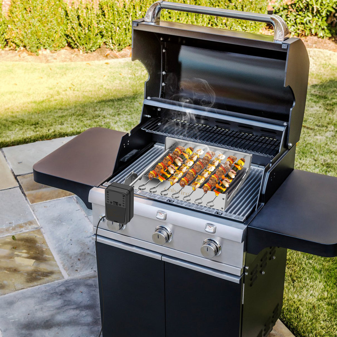 only fire Stainless Steel Electric Skewer Turner