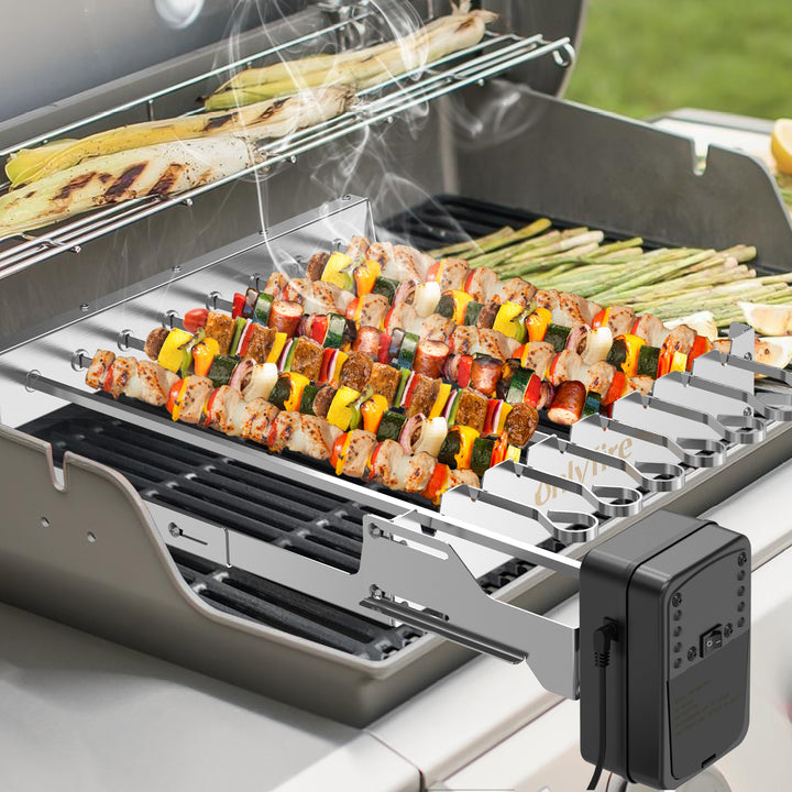 only fire Stainless Steel Electric Skewer Turner