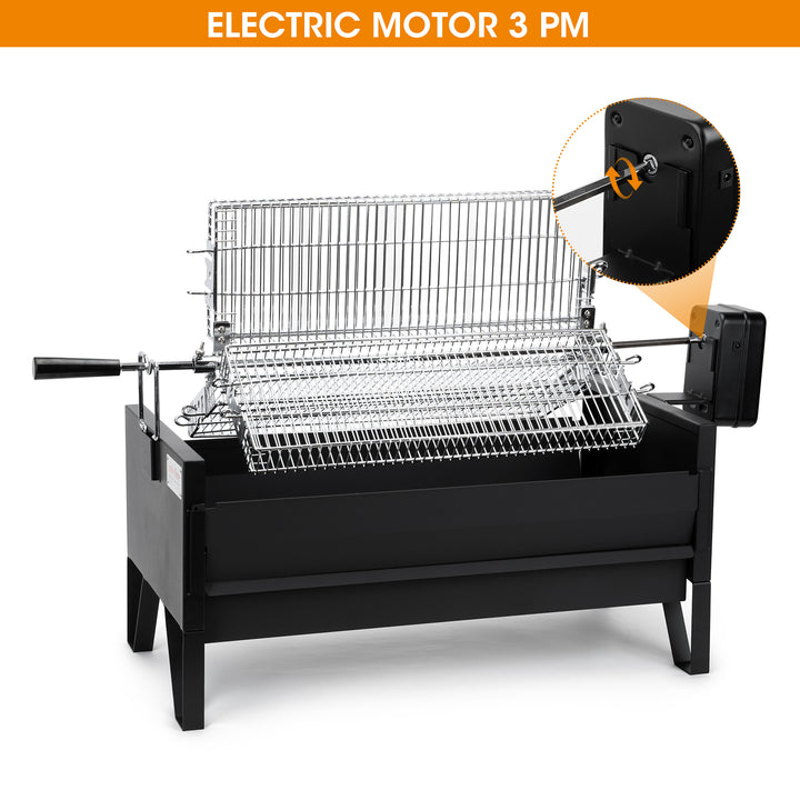 Onlyfire 2 IN 1 Charcoal Grill Rotisserie Kit
