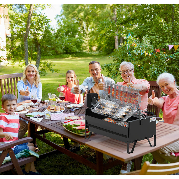 Onlyfire 2 IN 1 Charcoal Grill Rotisserie Kit