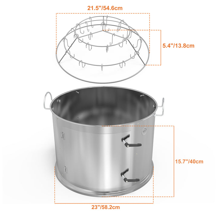  Grill Cooking Smoking Attachment