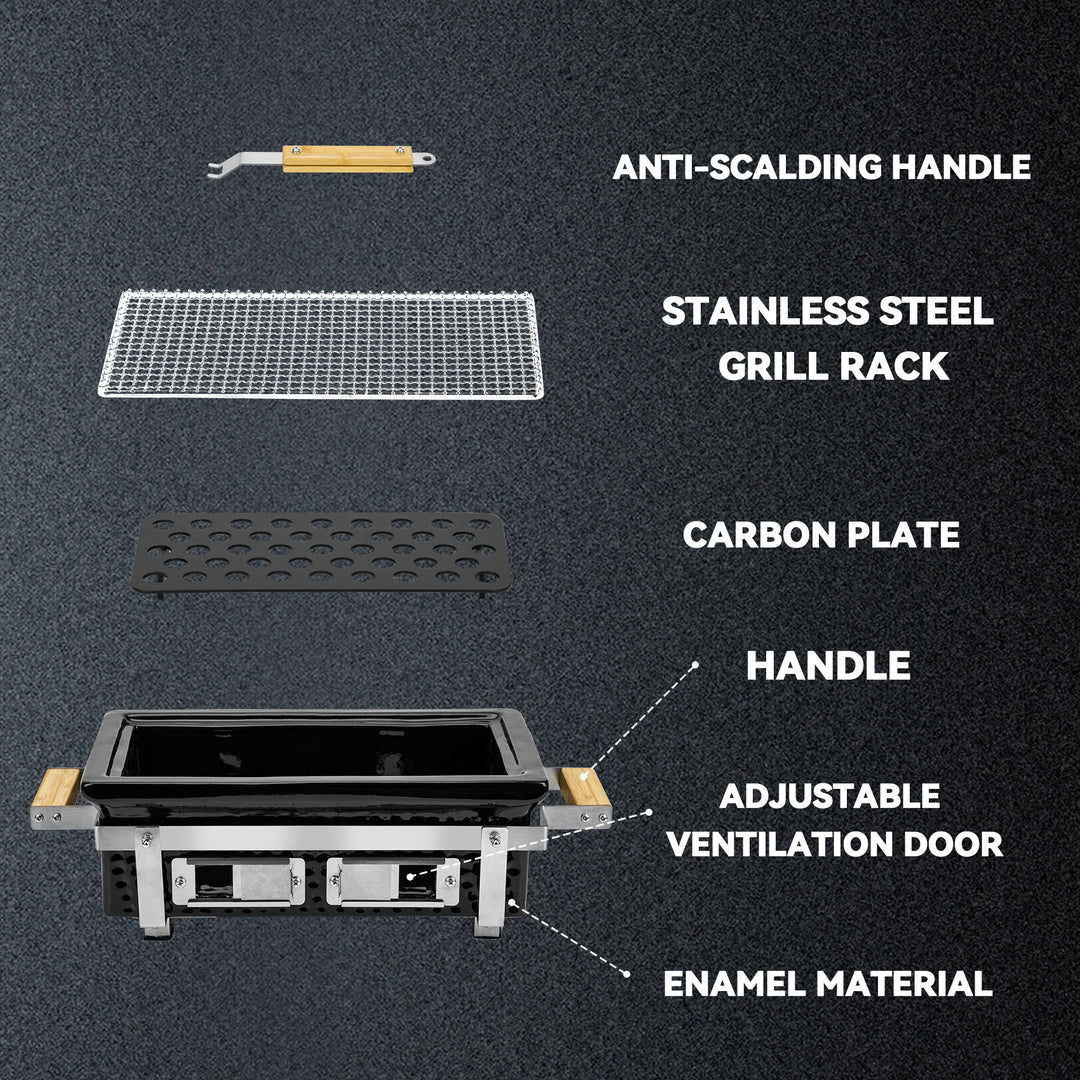 Charcoal BBQ Grill Hibachi Grill