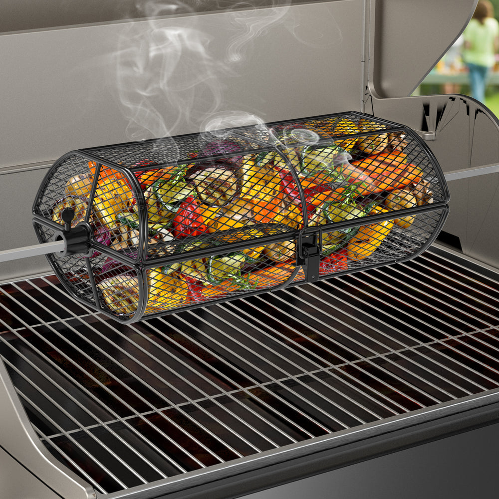 Rotisserie Basket Grill Accessory