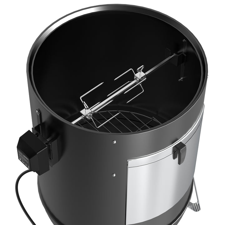 Onlyfire Grill Rotisserie Kit for Weber 22 Inch Smokey Mountain Cooker