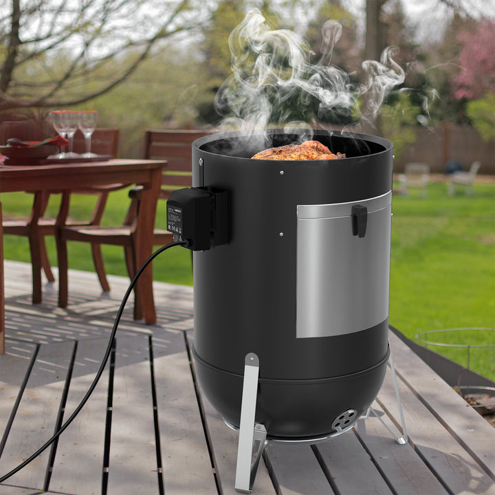 Onlyfire Grill Rotisserie Kit for Weber 22 Inch Smokey Mountain Cooker OnlyFire