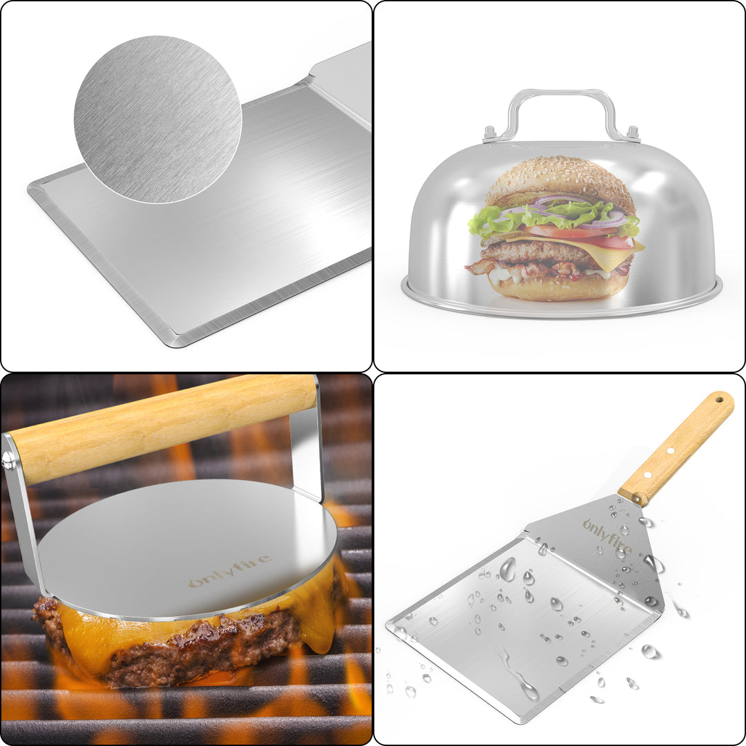 only fire Griddle Accessories Kit,4 PCS