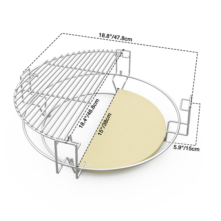 only fire BBQ Cooking Grate System Flexible Grilling Rack