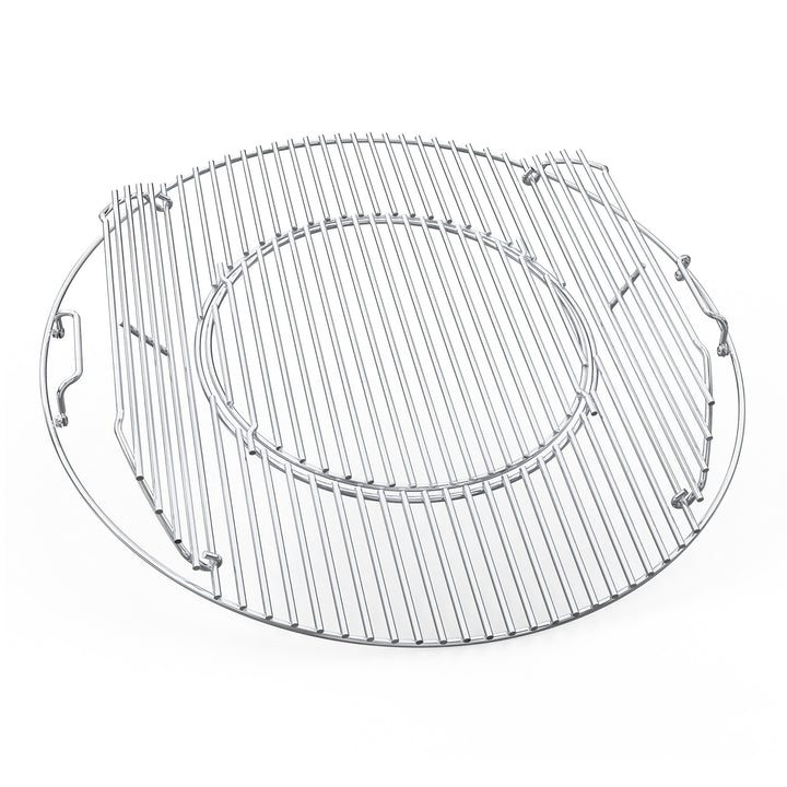 onlyfire Double-Side Hinged Cooking Grate for Weber 22" Charcoal Kettle Grills