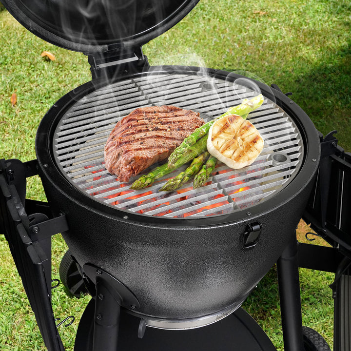 onlyfire Charcoal Firebox Set for Char-Griller Akorn Kamado Kooker Grill