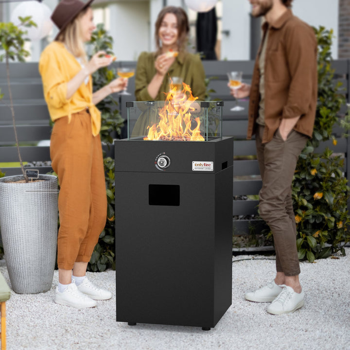 Onlyfire Round Gas Fire Pit OnlyFire