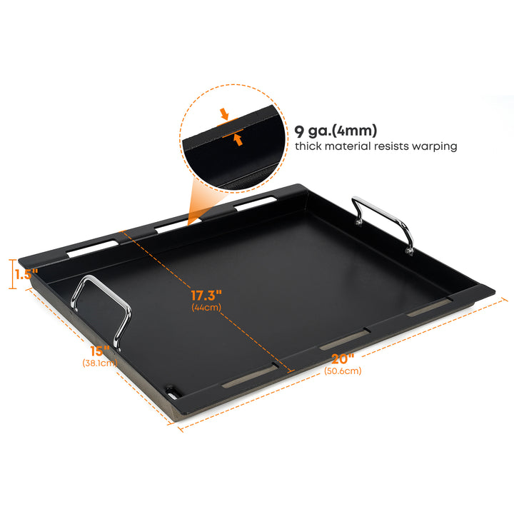 Onlyfire Flat Top Griddle Plancha for Weber Spirit 200 Series Gas Grills