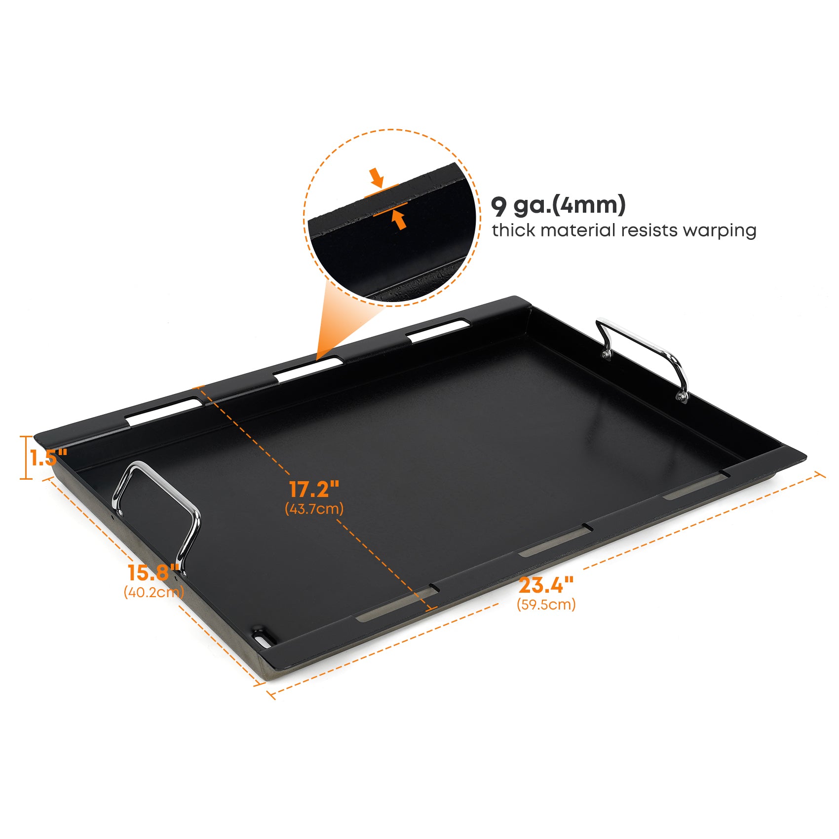 Weber Spirit Flat Top Griddle | Ceramic Nonstick Insert – Onlyfire