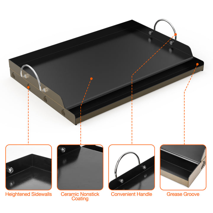 BBQ Griddle with Handles