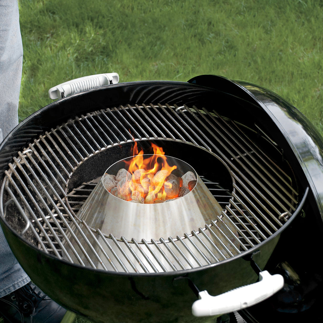 BBQ Whirlpool Vortex BBQ Grill Accessories for Weber, Charbroil Kettle  Grills and The Big Green Egg, Kamando Ceramic Grills