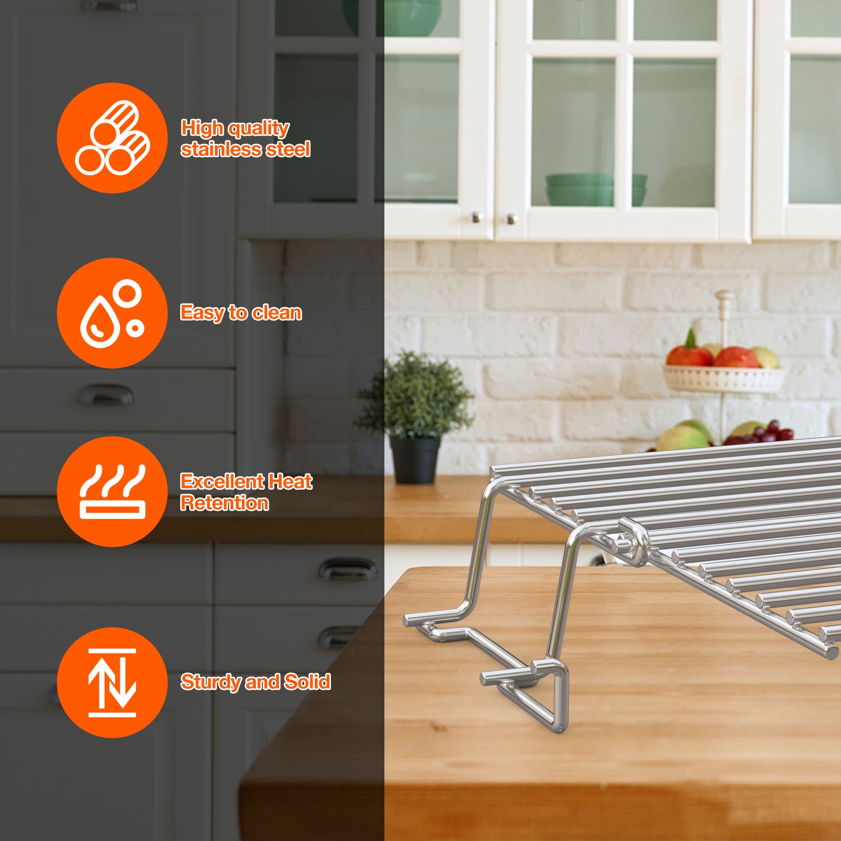 Top Warming Rack Onlyfire Stainless Steel Warming Rack