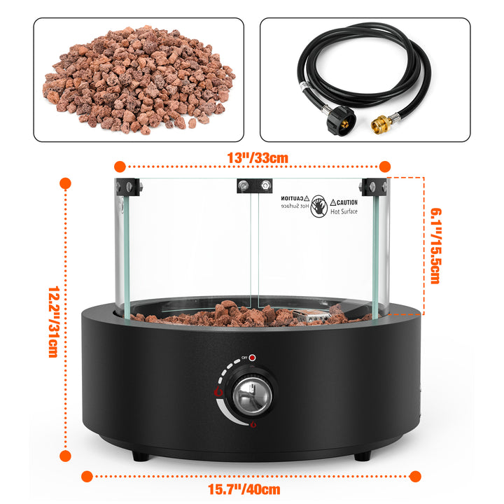 Tabletop Gas Fire Pit
