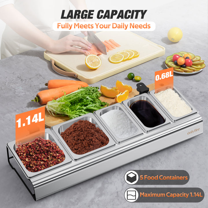  Pizza Topping Station 