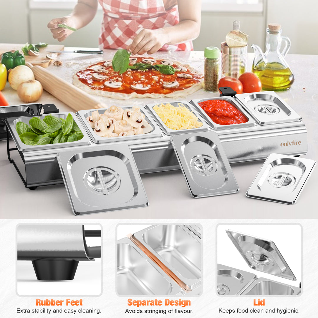  Pizza Topping Station 