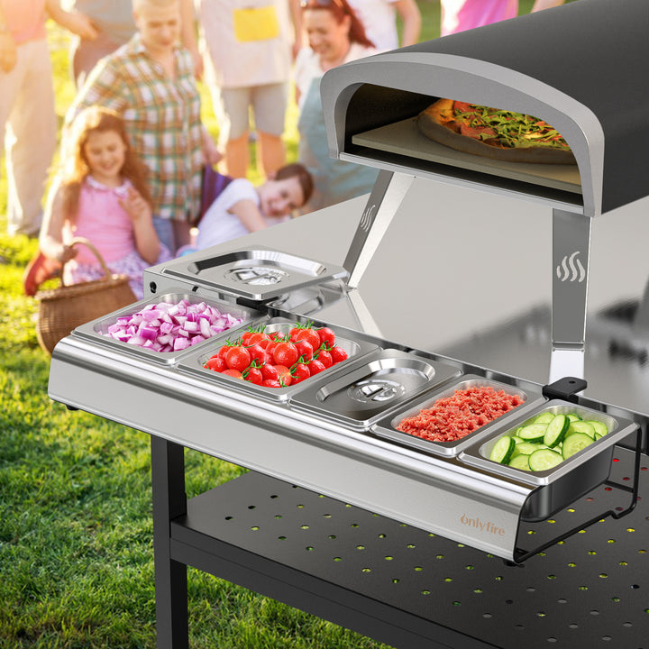  Pizza Topping Station 