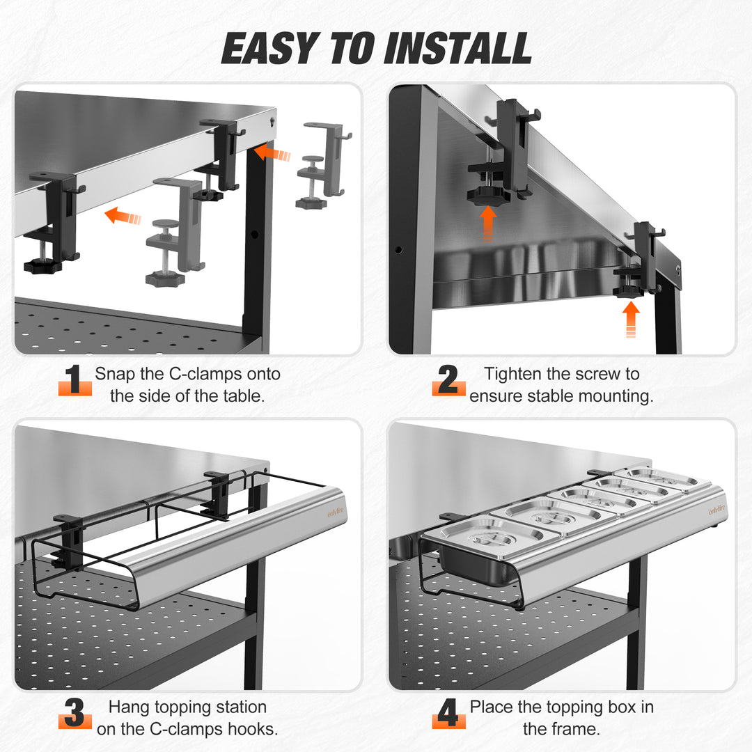  Pizza Topping Station 