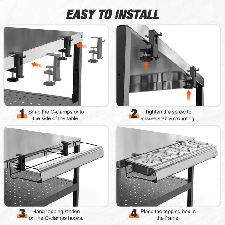  Pizza Topping Station 