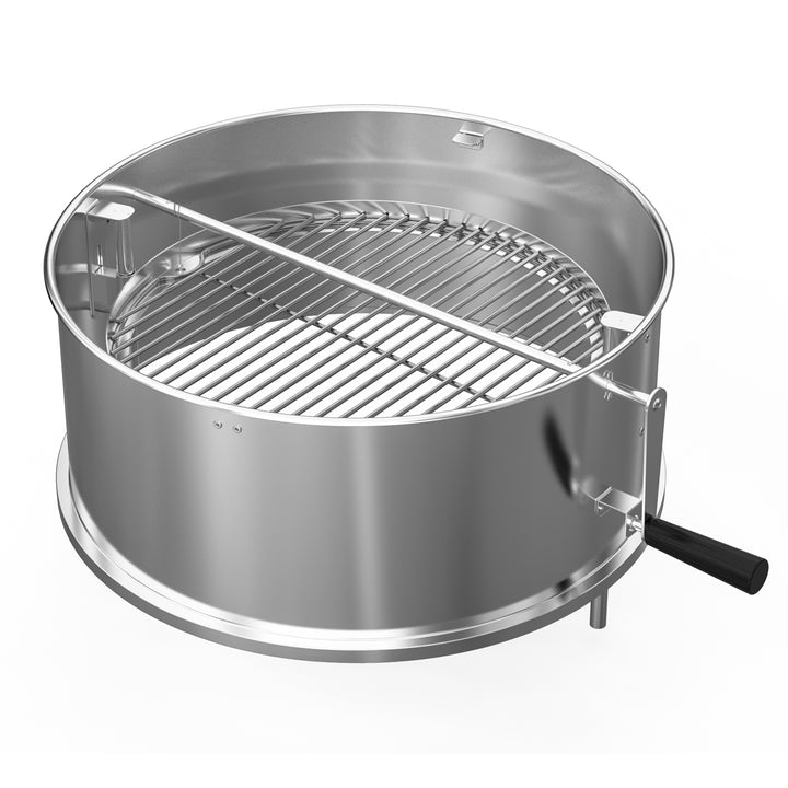 Onlyfire Adjustable Charcoal Grate Attachement for Weber 22 inch Kettle