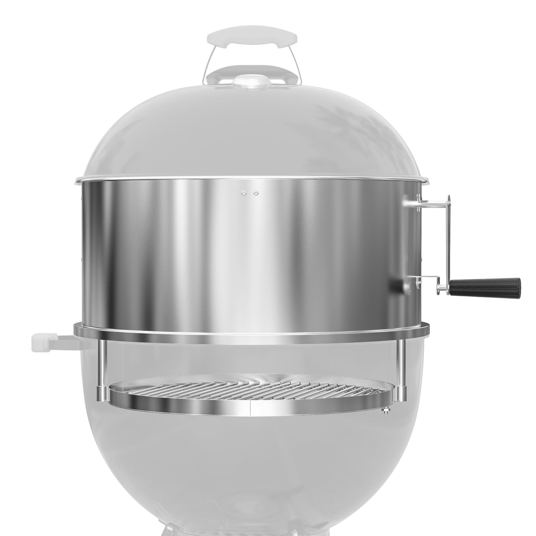 Onlyfire Adjustable Charcoal Grate Attachement for Weber 22 inch Kettle