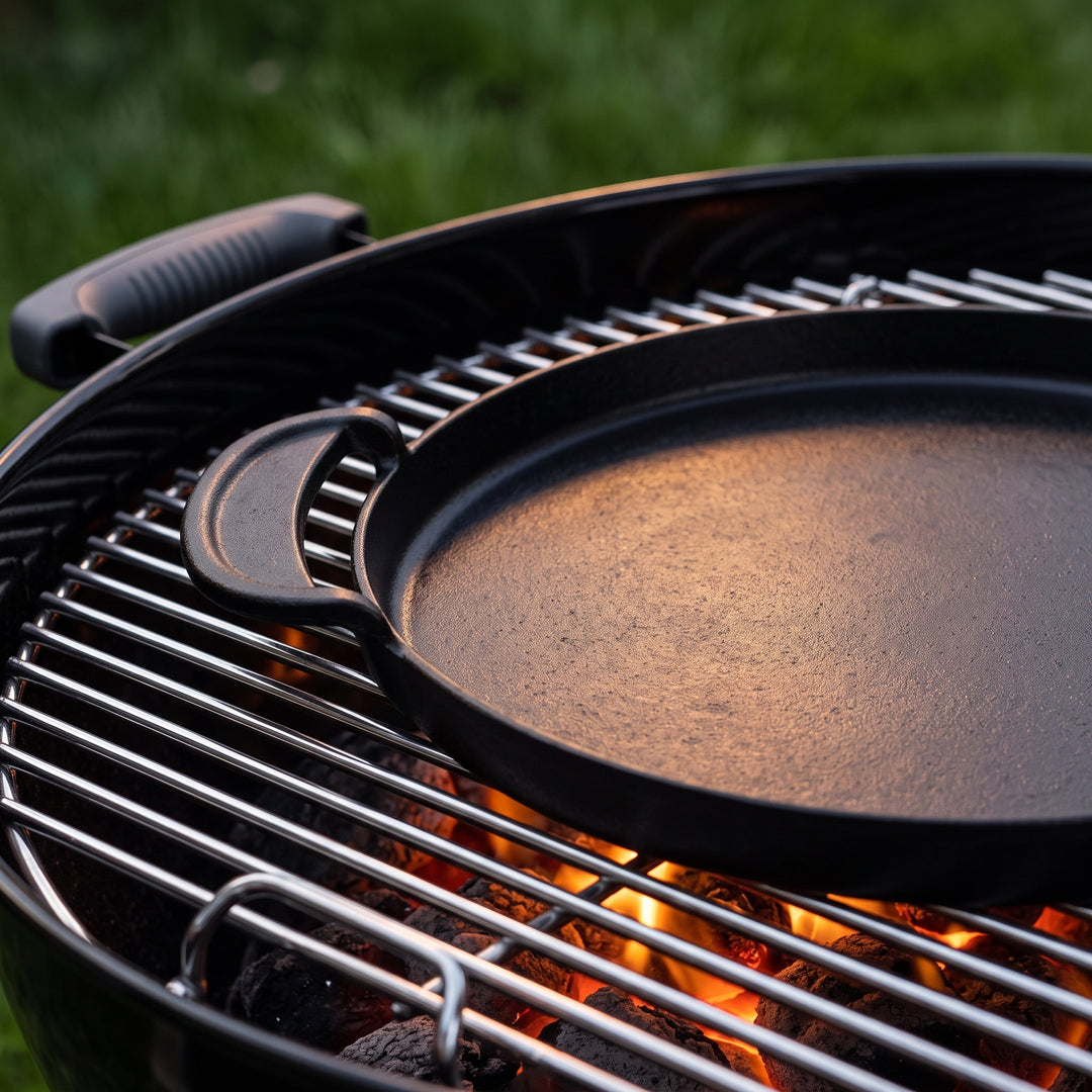 Onlyfire Double-Side Hinged Cooking Grate for Weber 22" Charcoal Kettle Grills