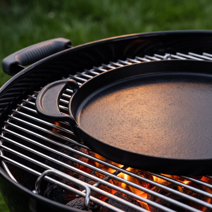 Onlyfire Double-Side Hinged Cooking Grate for Weber 22" Charcoal Kettle Grills